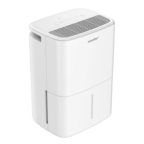 Luftentfeuchter, Dehumidifier 10 L/24 hr, Room Size Approx. 50 m³ (20 m²), LED Display