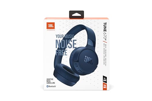 JBL Tune 670 NC - Wireless On-Ear Headphones with Adaptive Noise Cancelling
