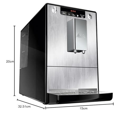Melitta kaffeemaschine Caffeo Solo E950 slim fully automatic coffee machine with pre-brewing function 15 bar LED display height-adjustable coffee Christmas gift