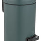 WENKO Leman Cosmetic Pedal Bin Matte Gold 3 L – Cosmetic Bin, Rubbish Bin with Anti-Fingerprint Capacity: 3 litres, stainless steel, 17 x 25 x 22.5 cm, gold