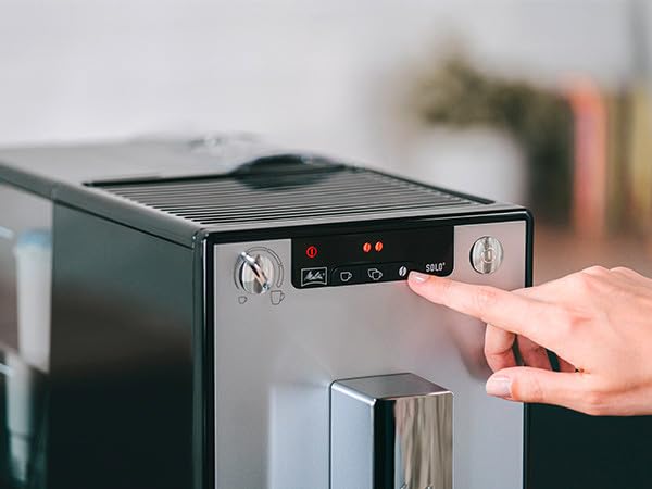 Melitta kaffeemaschine Caffeo Solo E950 slim fully automatic coffee machine with pre-brewing function 15 bar LED display height-adjustable coffee Christmas gift