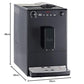 Melitta kaffeemaschine Caffeo Solo E950 slim fully automatic coffee machine with pre-brewing function 15 bar LED display height-adjustable coffee Christmas gift