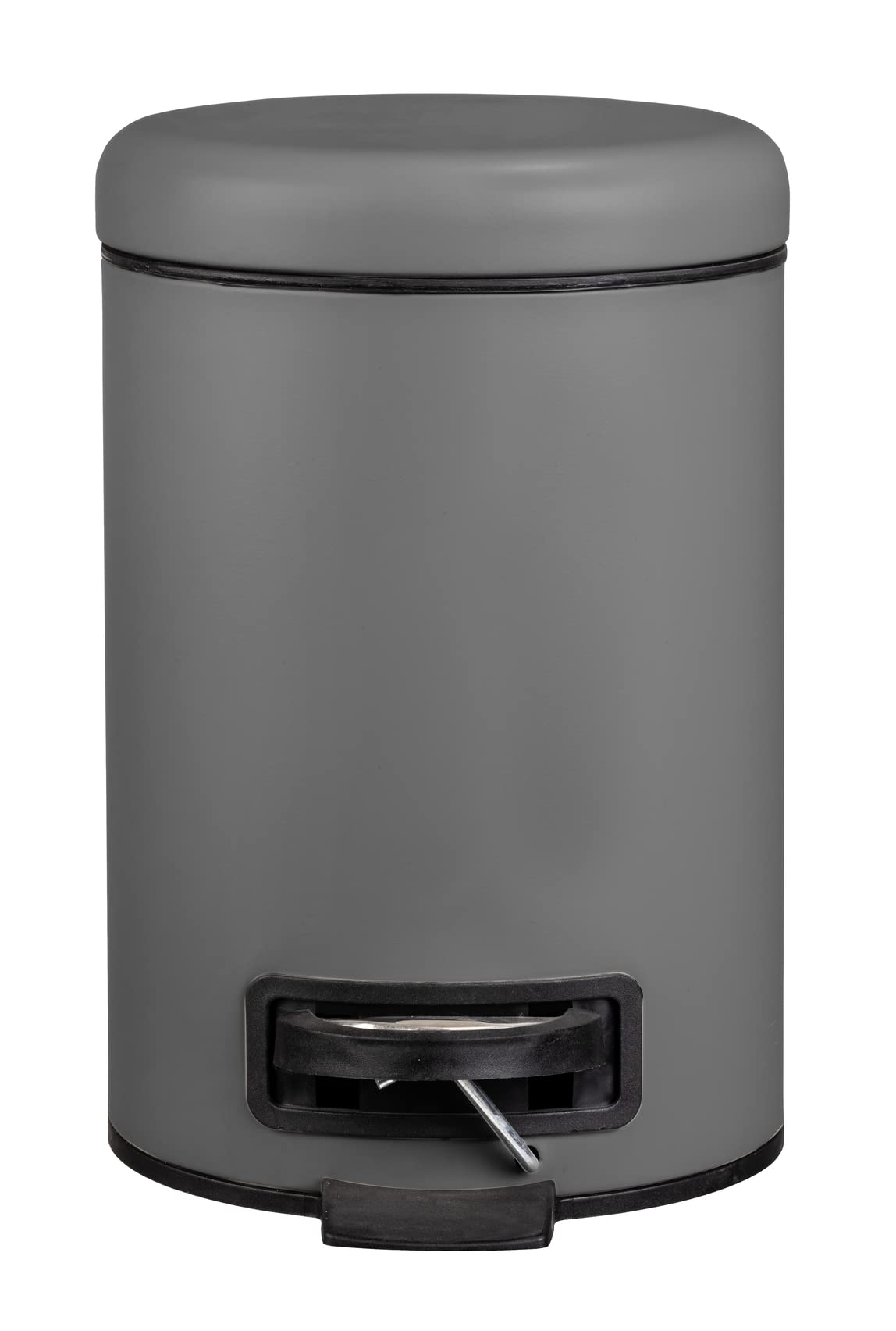 WENKO Leman Cosmetic Pedal Bin Matte Gold 3 L – Cosmetic Bin, Rubbish Bin with Anti-Fingerprint Capacity: 3 litres, stainless steel, 17 x 25 x 22.5 cm, gold