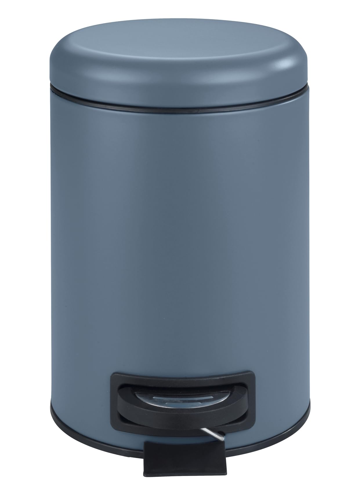 WENKO Leman Cosmetic Pedal Bin Matte Gold 3 L – Cosmetic Bin, Rubbish Bin with Anti-Fingerprint Capacity: 3 litres, stainless steel, 17 x 25 x 22.5 cm, gold