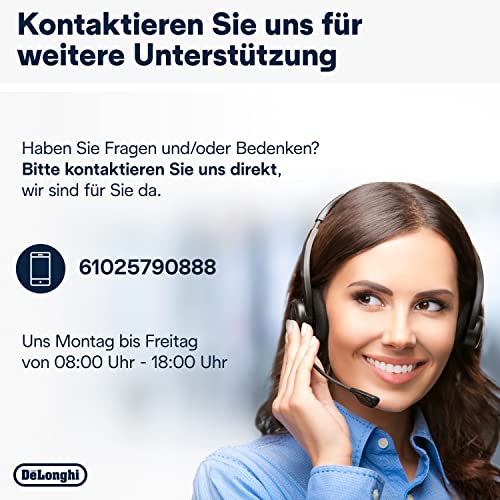 De'Longhi Fully Automatic Coffee Machine with LatteCrema Milk System, 7 Direct Selection Buttons for Cappuccino, Espresso