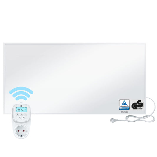 BR Bringer Infrared Heater, 600 watt, Infrared Electric Heater, Energy-Saving, TÜV GS, German Quality Brand