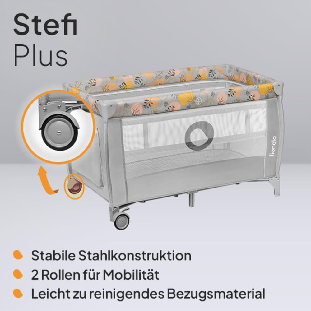 Reisebett bis 15 kg Babybett Kinderreisebett mit Matratze Seitlicher Eingang mit Reißverschluss