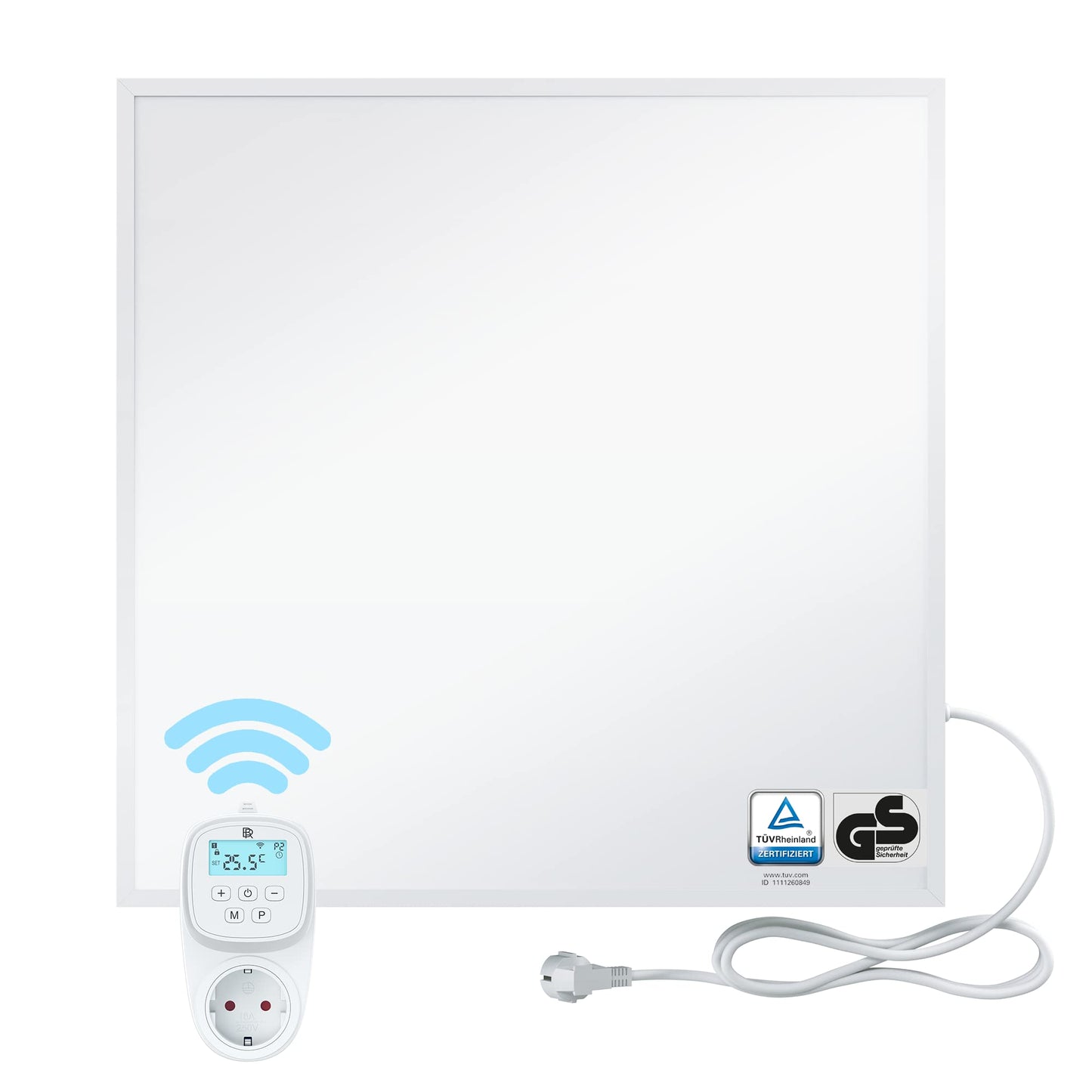 BR Bringer Infrared Heater, 600 watt, Infrared Electric Heater, Energy-Saving, TÜV GS, German Quality Brand