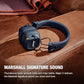 Marshall Major V Bluetooth Headphones, 100 Hours Playtime - Black