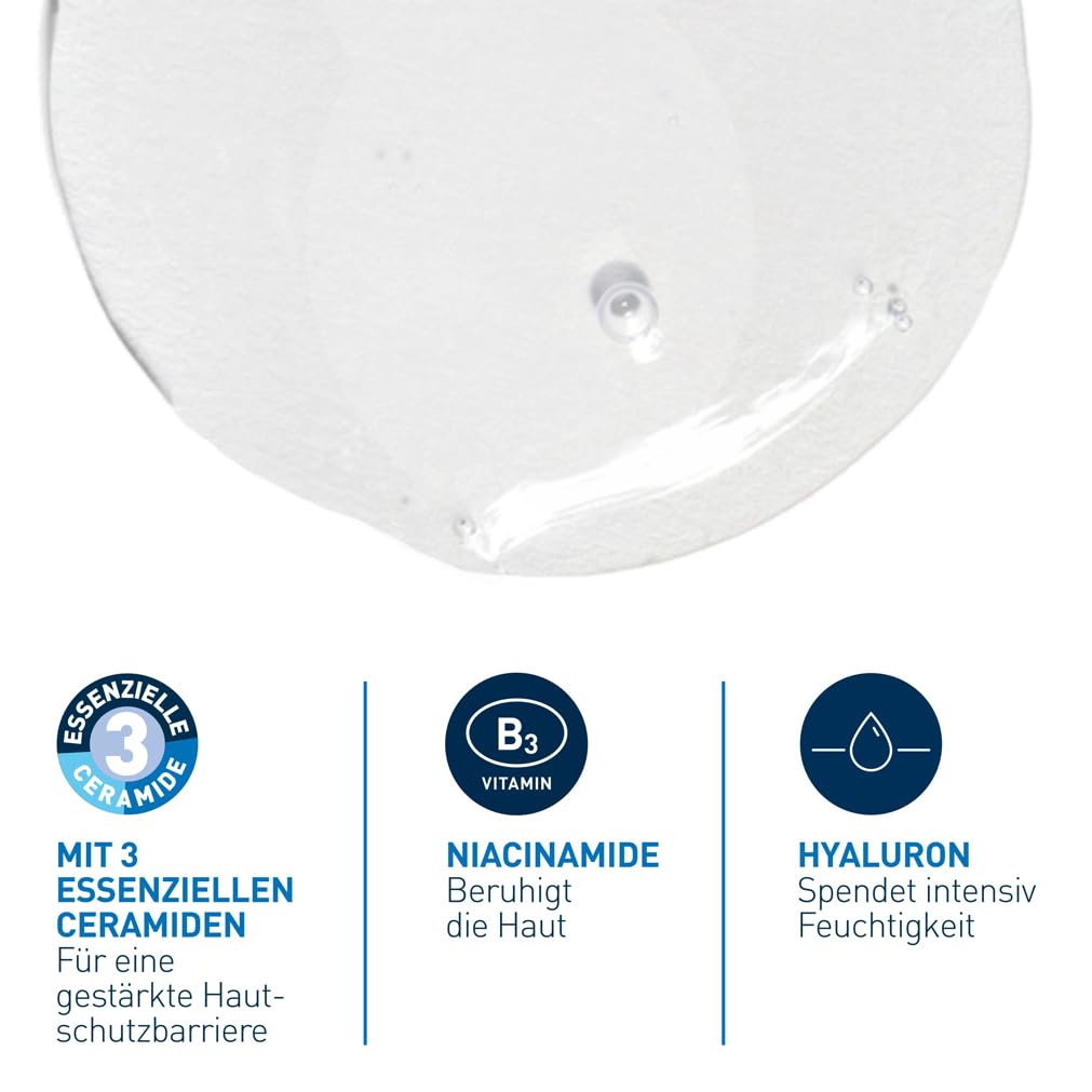 CeraVe Schäumendes Reinigungsgel und Feuchtigkeitslotion, Mit Hyaluronsäure, Für Gesicht und Körper, Ohne Duftstoffe, Auch bei Neurodermitis und Allergien, 473 ml + 88 ml