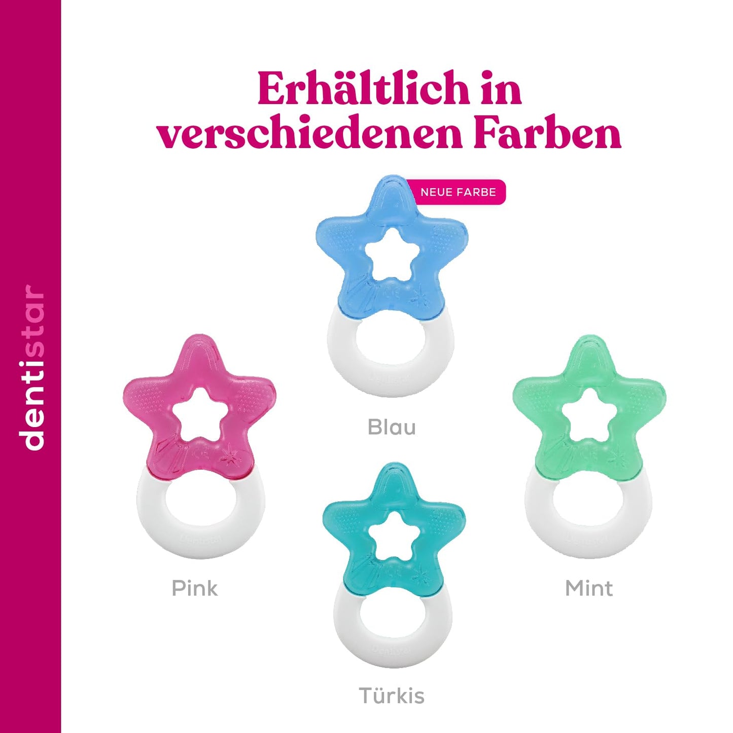 Schnuller - Teething Ring Baby from 3 Months - Cooling Teething