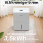 Luftentfeuchter 12L Dehumidifier Electric Cellar 35 dB, Room Dehumidifier