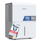 Luftentfeuchter 12L Dehumidifier Electric Cellar 35 dB, Room Dehumidifier