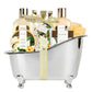 SPA LUXETIQUE Wellness Set für Frauen - 8tlg Rosenduft Bade Geschenkset für Frauen, Geburtstagsgeschenk Beauty Set mit Deko Badewanne