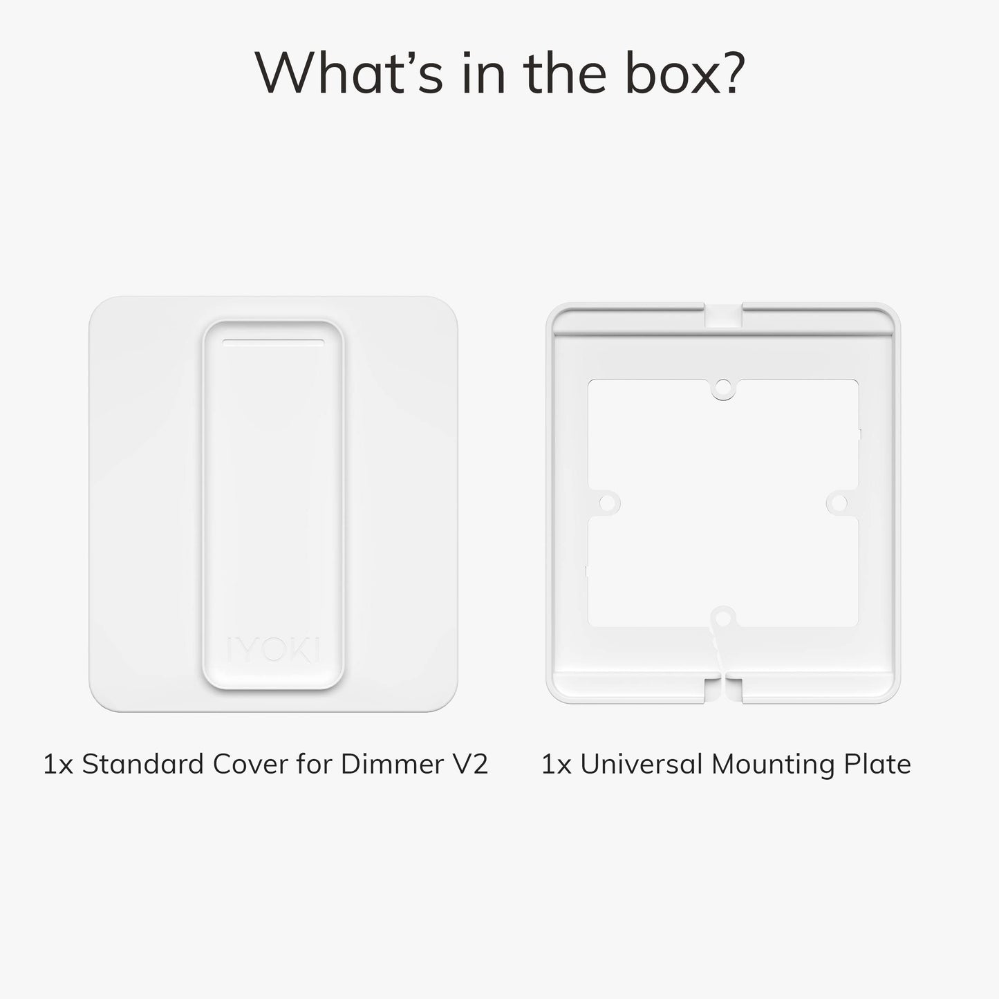 Smart Lichtschalter, Schalterabdeckung für Philips Hue Dimmer V2, kompatibel mit Hue Schalterabdeckung