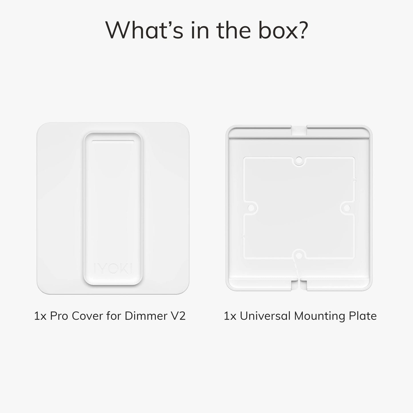 Smart Lichtschalter, Schalterabdeckung für Philips Hue Dimmer V2, kompatibel mit Hue Schalterabdeckung