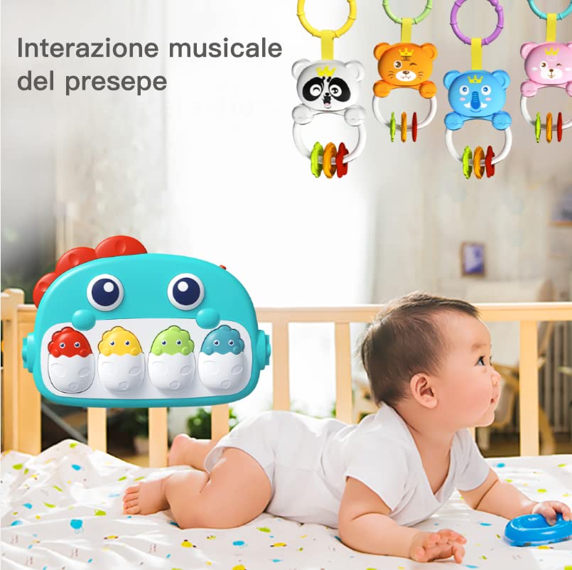 Eners Baby Spielbogen Baby Spieldecke mit Musik & Lichtern