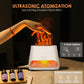 2-in-1 Aroma Diffuser & Salt Range Pakistan Light, Flame Effect for Essential Oils, Humidifier with 3 Brightness, 150 ml