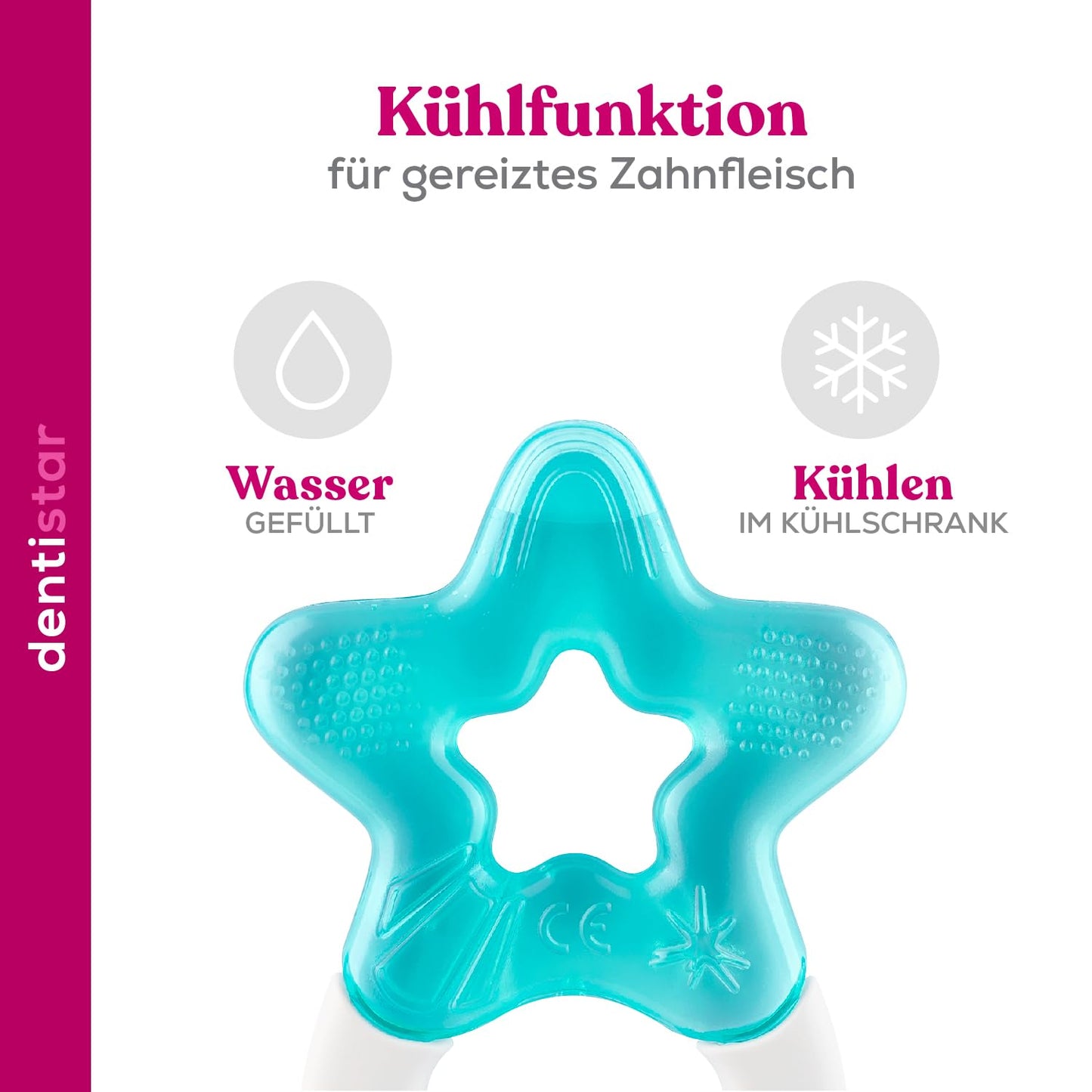 Schnuller - Teething Ring Baby from 3 Months - Cooling Teething