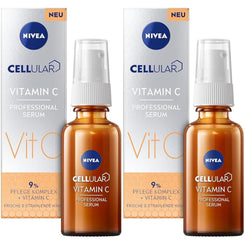 NIVEA Cellular Professional Serum Vitamin C (30 ml), Moisturising Vitamin C Serum, Anti-Wrinkle Serum for a More Even and Radiant Complexion