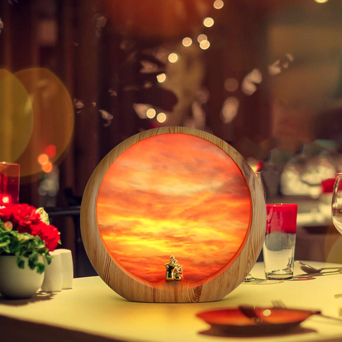 Sonnenuntergang Lampe Geschenk für Frauen Geburtstag und Weihnachten Valentinstag Dekorative Beleuchtung für Wohnzimmer