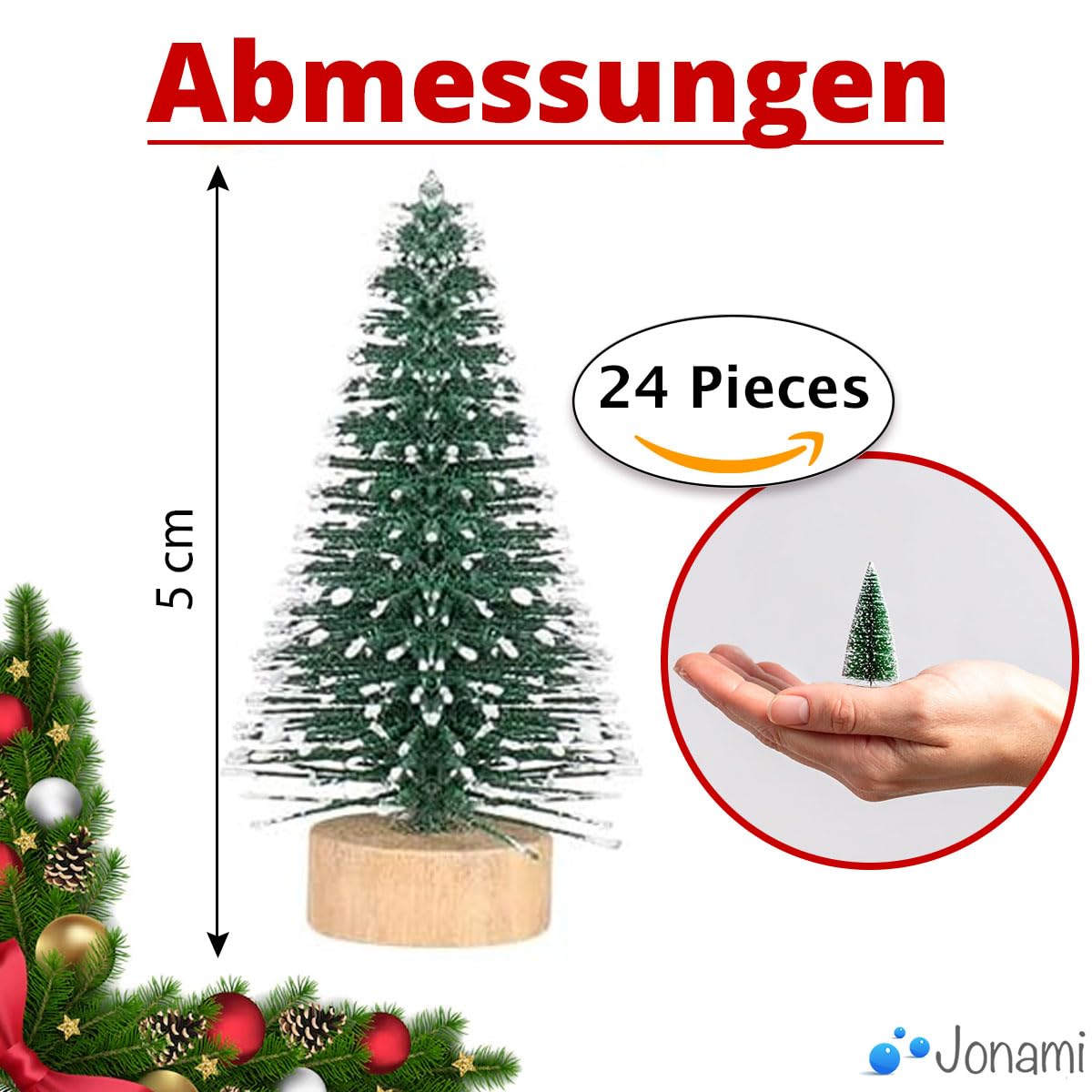 Small Christmas Tree Decoration for Table Decoration, DIY, Shop Window Figures 10/16/22 cm