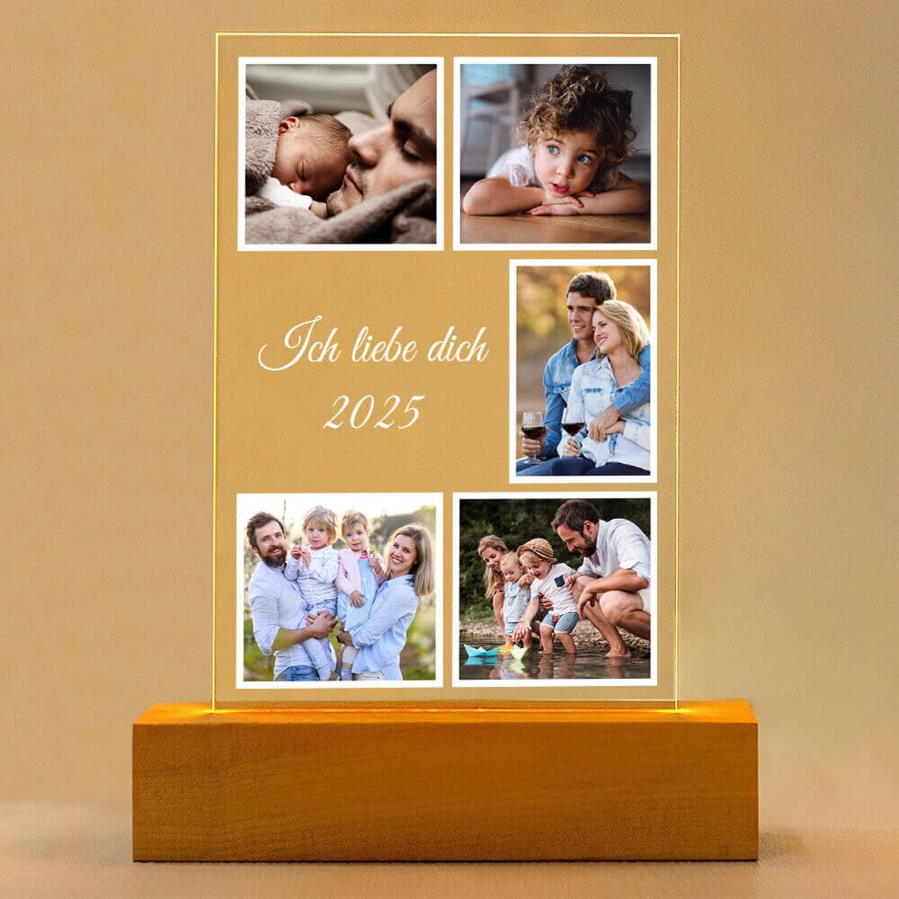 Personalisierte Geschenke für Freundin, Personalisierte Bilderrahmen mit Foto, Personalisierter Bilderrahmen mit Bild
