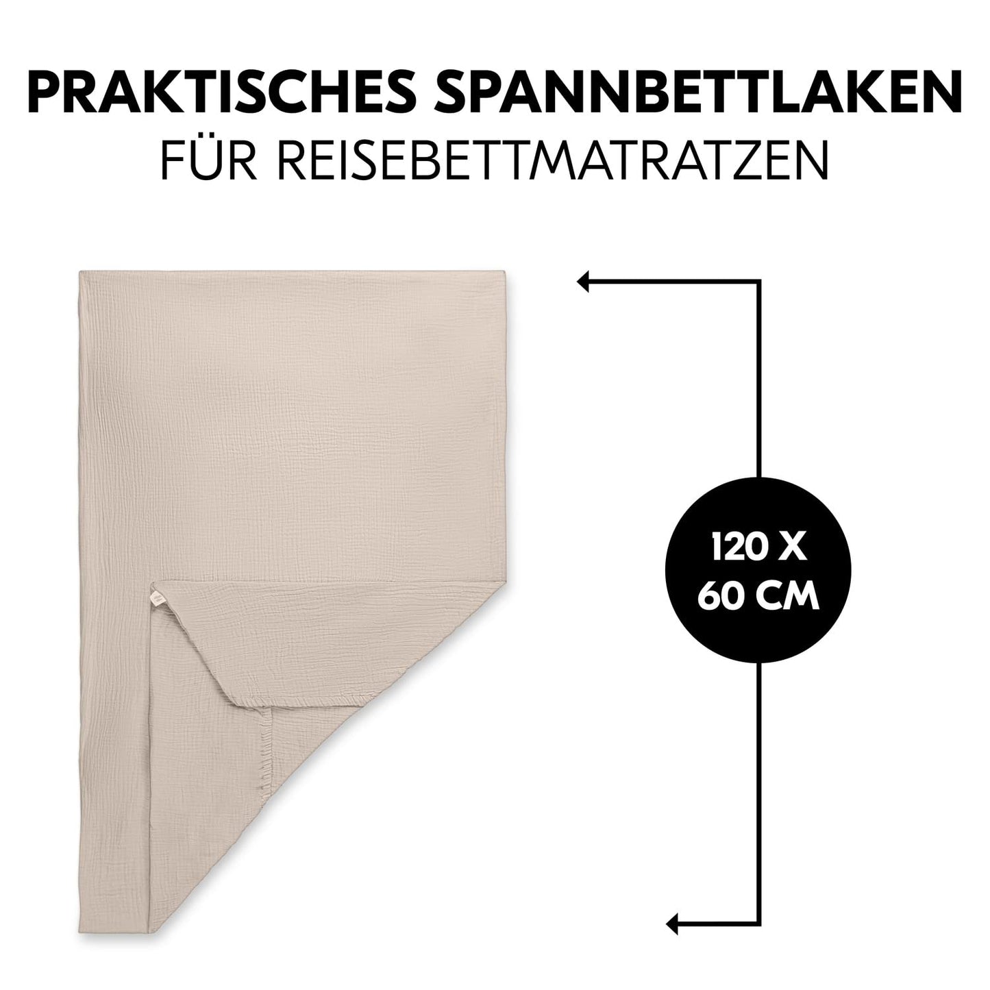 Kinderreisebett mit Transporttasche - Großer Schlupf zum Spielen - bis 15 kg
