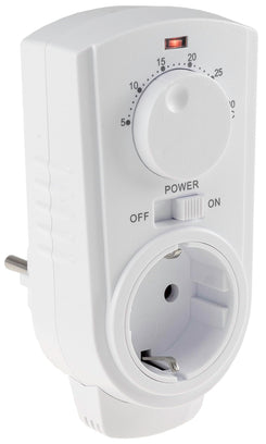 Socket Thermostat, Max. 3500 W, On/Off/Auto, 230 V for Heating and Cooling Devices