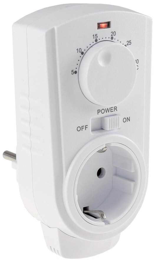 Socket Thermostat, Max. 3500 W, On/Off/Auto, 230 V for Heating and Cooling Devices