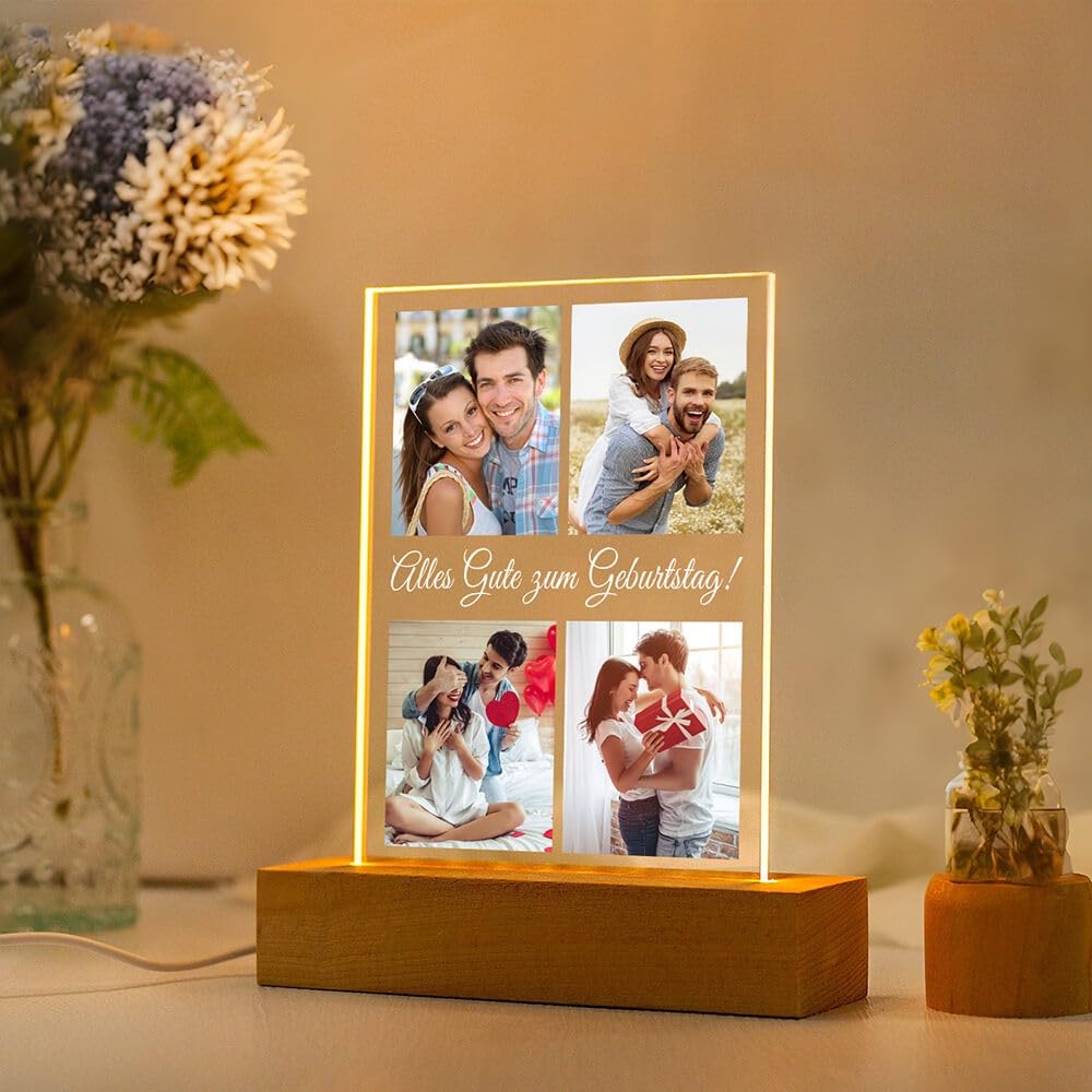 Personalisierte Geschenke für Freundin, Personalisierte Bilderrahmen mit Foto, Personalisierter Bilderrahmen mit Bild