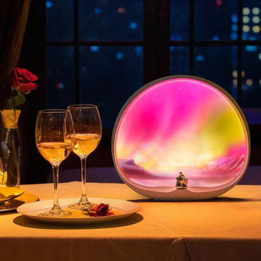 Sonnenuntergang Lampe Geschenk für Frauen Geburtstag und Weihnachten Valentinstag Dekorative Beleuchtung für Wohnzimmer