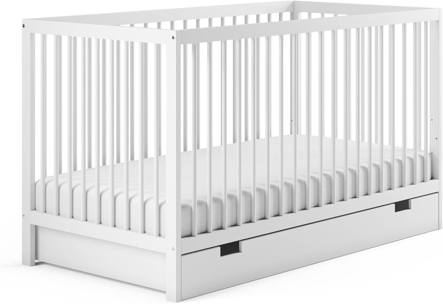 Kids Collective Baby Cot Bed 60x120 | 70x140 cm Height Adjustable
