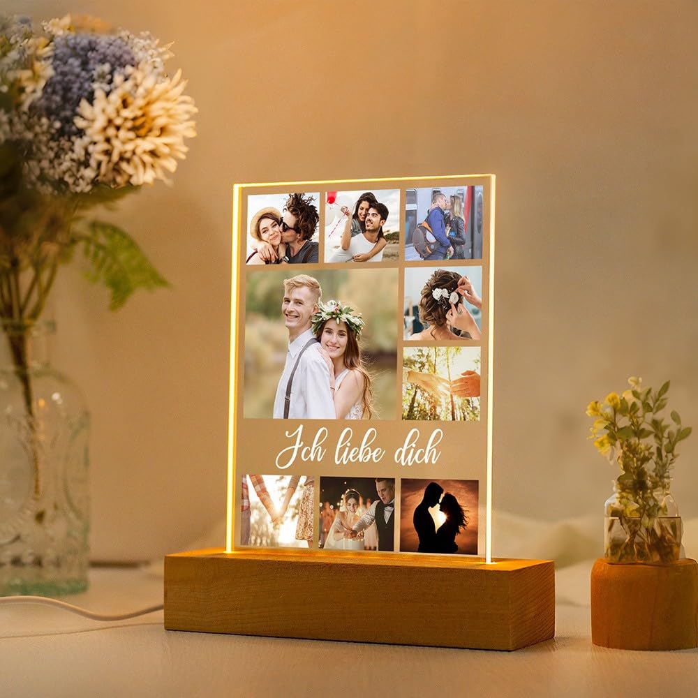 Personalisierte Geschenke für Freundin, Personalisierte Bilderrahmen mit Foto, Personalisierter Bilderrahmen mit Bild