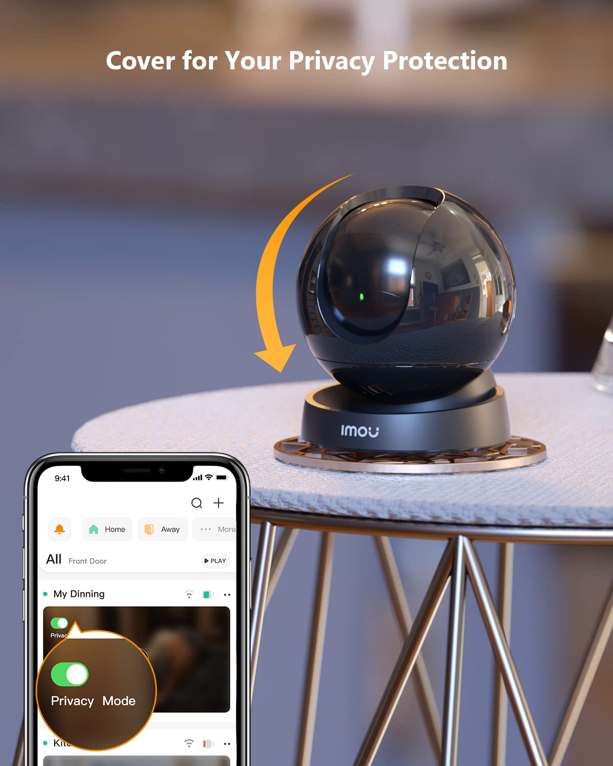 2K Überwachungskamera Innen 355°/70°, 3MP WLAN Kamera Indoor