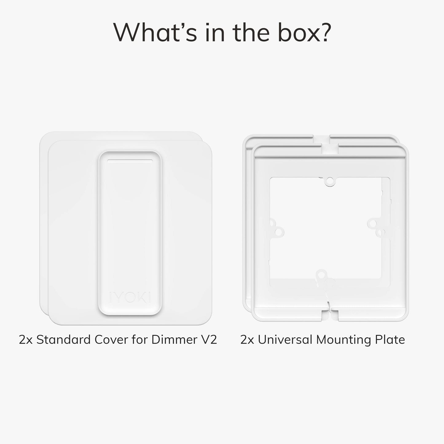 Smart Lichtschalter, Schalterabdeckung für Philips Hue Dimmer V2, kompatibel mit Hue Schalterabdeckung