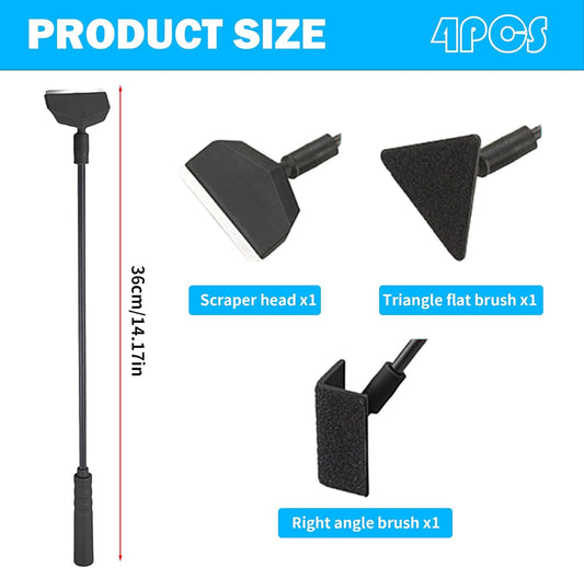 3 In 1 Aquarium Reinigungsset, Aquarium Scheibenreiniger