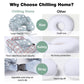Chilling Home 2-in-1 Nursing Pillow, XXL Pregnancy Pillow, Side Sleeper Pillow for Baby, Pregnancy Pillow