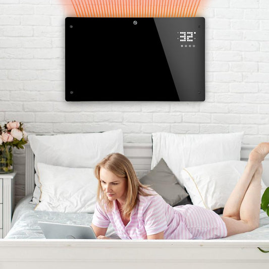 Heizung Fiqops Oil Radiator 2500 W, Energy Saving with 11 Ribs 3 Heat Settings, Thermostat, WiFi App & Remote Control, Digital Display