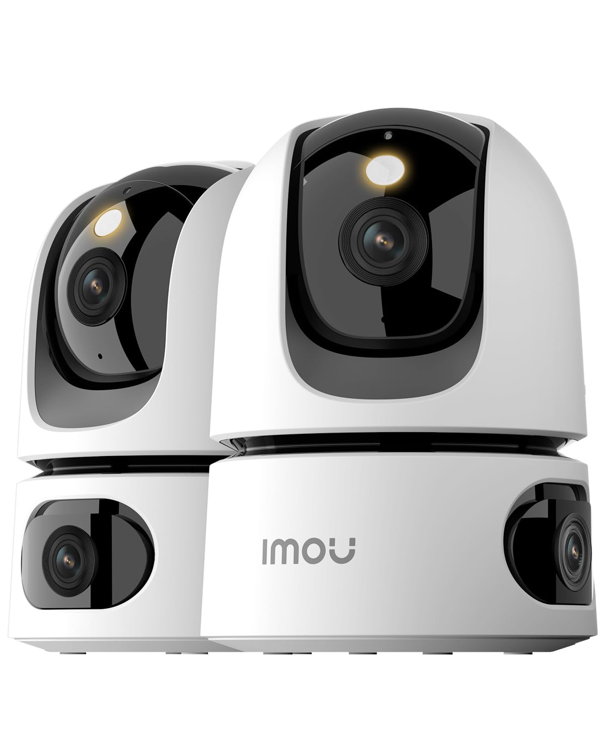 Imou 2K + 2K Dual Cameras Indoor Surveillance with Human/Animal, 2.4/5GHz WLAN 360° PTZ Indoor Surveillance Camera, Colour Night Vision, Smart Tracking, 2-Way Audio, Siren, Private Mode, Ideal for