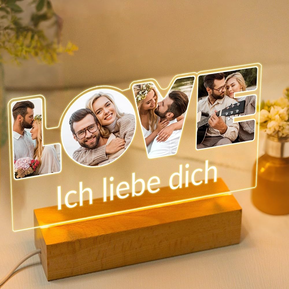Personalisierte Geschenke für Freundin, Personalisierte Bilderrahmen mit Foto, Personalisierter Bilderrahmen mit Bild