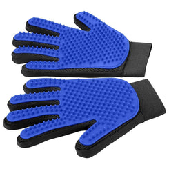 Pet Grooming Glove, Gentle Deshedding Brush - Efficient Pet Hair Remover Glove
