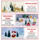 Small Christmas Tree Decoration for Table Decoration, DIY, Shop Window Figures 10/16/22 cm