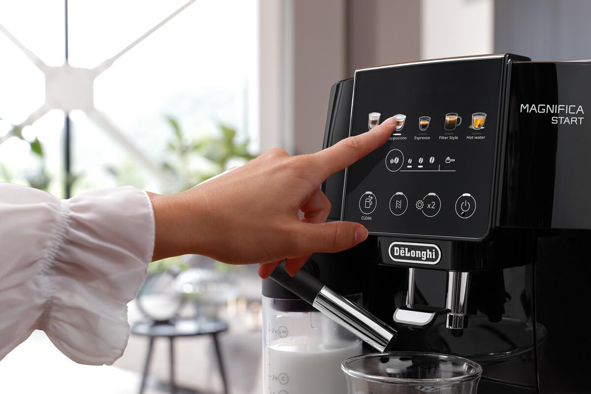De’Longhi Magnifica Start - Perfetto Kaffeevollautomat mit LatteCrema-Milchaufschäumer, Cappuccino Kaffeemaschine