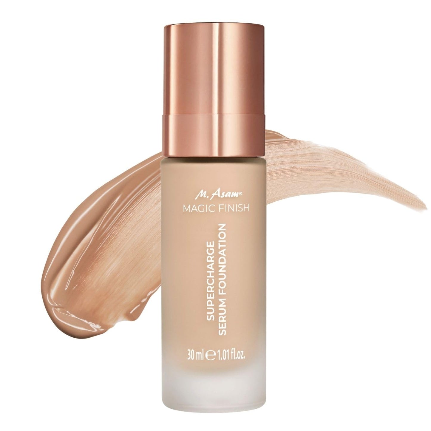 MAGIC FINISH Supercharge Serum Foundation Creamy Nude – Feuchtigkeit spendende Foundation & straffendes Gesichtsserum in Einem, Anti-Aging Make-up