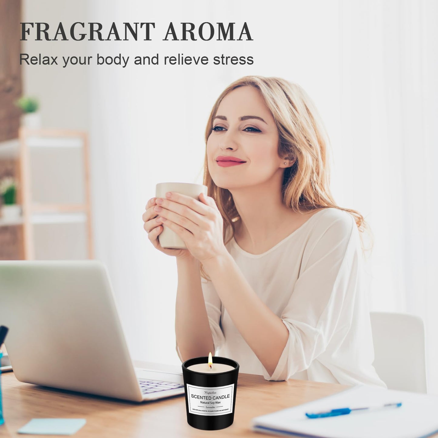 Candle Duftkerzen im Glas | Duftkerze Geschenkset aus 12 Düft Kerze mit 180 Stunden Langer Brenndauer & Sojawachs Duftkerze Set