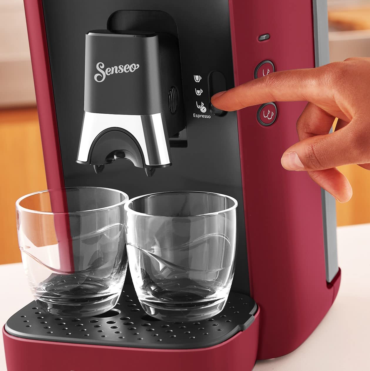 Philips Senseo Maestro Coffee Pod Machine - High-Quality Espresso Quality, Environmentally Friendly Design, 1.2 L Water Tank