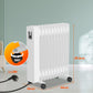 Heizung Fiqops Oil Radiator 2500 W, Energy Saving with 11 Ribs 3 Heat Settings, Thermostat, WiFi App & Remote Control, Digital Display