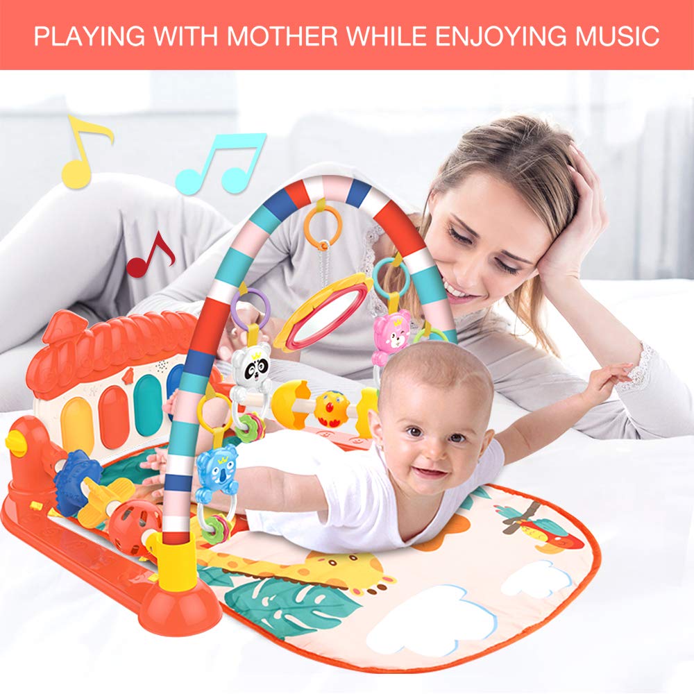 Eners Baby Spielbogen Baby Spieldecke mit Musik & Lichtern