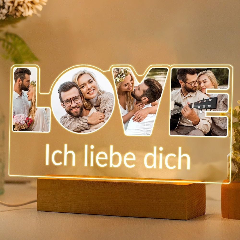 Personalisierte Geschenke für Freundin, Personalisierte Bilderrahmen mit Foto, Personalisierter Bilderrahmen mit Bild